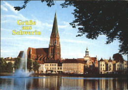Delcampe - Schwerin Mecklenburg Pfaffenteich Evangelische Dom - Schwerin