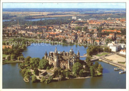 Delcampe - Schwerin Mecklenburg Fliegeraufnahme Schloss - Schwerin