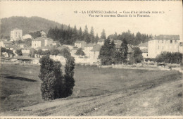 Delcampe - CPA La Louvesc Ardeche Cure D'Air Vue Sur Le Nouveau Chemin De La Fontaine - La Louvesc