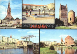 Delcampe - Demmin Mecklenburg Vorpommern Markt Bartholomaeuskirche Peene - Demmin