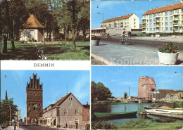 Delcampe - Demmin Mecklenburg Vorpommern Marienhain Neubauten Markt Luisentor Hafen - Demmin