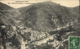 Delcampe - CPA Gorges Du Tarn Sainte Enimie Vue Panoramique - Gorges Du Tarn