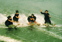Delcampe - BELGIQUE    JABBEKE   KLEIN STRAND   Waterskiënde Zusters - Jabbeke