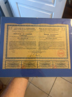 Delcampe - ACTION DETTE DE JORDANIE 1937 - Bank En Verzekering