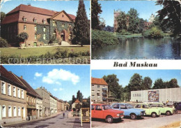 Delcampe - Bad Muskau Oberlausitz Moorbad Schlossruine Ernst-Thaelmann-Strasse - Bad Muskau