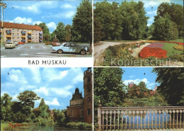 Delcampe - Bad Muskau Oberlausitz Platz Des Friedens Park Moorbad Schlossruine - Bad Muskau