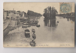 Delcampe - PONTOISE [95] Val D'Oise - Barques De Pêcheurs - Animée - Pontoise