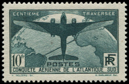 Delcampe - FRANCE Poste * - 321, * Invisible: Traversée De L'Atlantique Sud - Cote: 375 - Ungebraucht