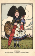 Delcampe - PC ARTIST SIGNED, HANSI, GRETEL, D'APRÉS L'ESTAMPE, Vintage Postcard (b66012) - Hansi
