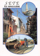 Delcampe - 34 SETE PHARE ET QUARTIER DES PECHEURS - Sete (Cette)