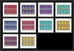 Delcampe - 127b - Sharjah MNH ** Mi N°864/873 A Sports/golf - Tennis De Table Basketball Table Cricket Golf Feuilles Sheets - Tenis
