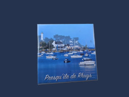 Delcampe - Magnet Carré Geant " Presqu' île De Rhuys -Morbihan ". - Turismo
