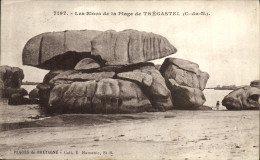 Delcampe - CPA Les Blocs De La Plage De Tregastel - Trégastel