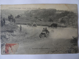 Delcampe - Circuit D'Auvergne Coupe Gordon Bennet 1905  Tournant Du Gendarme  Ed. L'Hirondelle Paris, N°5  Animée - Sonstige & Ohne Zuordnung