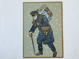 Delcampe - Germany Deutschland 500 Jahre Deutsche Post Anniversary Of The German Post Postjubiläum Parcel Delivery Driver Postman - Malerei & Gemälde