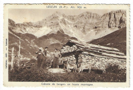 Delcampe - LESCUN - 64 - Béarn - Vallée D'Aspe - Une Cabane De Bergers En Haute Montagne - Bearn