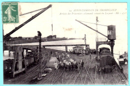 Delcampe - 33 - B27377CPA - PAUILLAC TROMPELOUP - Appontements - Arrivée Des Prisonniers Allemands - Très Bon état - GIRONDE - Pauillac