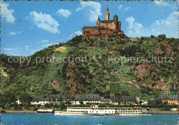 Delcampe - Braubach Rhein Marksburg Ausflugsdampfer - Braubach