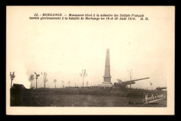 Delcampe - 57 - MORHANGE - MONUMENT A LA MEMOIRE DES SOLDATS FRANCIAS TOMBES A LA BATAILLE DES 19 ET 20 AOUT 1914 - Morhange