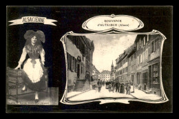Delcampe - 68 - ALTKIRCH - SOUVENIR  - VUE DU CENTRE ET ALSACIENNE - Altkirch