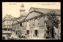 Delcampe - 75 - PARIS 3EME - SERIE TOUT PARIS - RUE DU TEMPLE - LE MARCHE - EDITEUR F. FLEURY - Paris (03)
