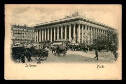 Delcampe - 75 - PARIS - LA BOURSE - CARTE EN RELIEF - VOIR ETAT - Autres Monuments, édifices