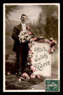 Delcampe - PRENOMS - MARIE - HOMME ET FLEURS - Prénoms