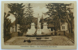 Delcampe - CREMIEU (38/Isère) - Monument Aux Morts - Edition Bonnard Lagnieu - Crémieu
