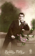 Delcampe - CPA Fantaisie Homme Bonne Fete - Männer