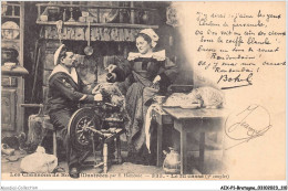 Delcampe - AIXP1-BRETAGNE-0055 - Les Chansons De Botrel Illustrées - Le Fil Cassé /B - Bretagne