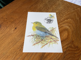 Delcampe - Belgique N°2936 Oiseau De Buzin Sur CM - 1991-2000