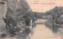 Delcampe - 89 Chablis Barques Et Lavoir Vus Du Grand Pont (scanR/V) N° 38 MR8006 - Chablis