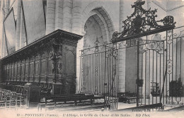 Delcampe - 89 PONTIGNY L'Abbaye La Grille Du Choeur Et Les Stalles (scanR/V) N° 14 \MR8006 - Pontigny
