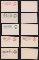 Delcampe - Uruguay 1880-83 5 Stationery Postcards ** MNH - Uruguay