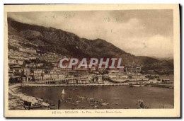 Delcampe - CPA Monaco Le Port Vue Sur Monte Carlo - Other & Unclassified