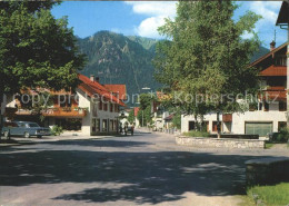 Delcampe - Lenggries Bahnhofstrasse Mit Blick Zum Brauneck Hoehenluftkurort - Lenggries