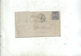 Delcampe - Lettre Cachet Charleville Sur Sage + Montherme - 1877-1920: Semi-Moderne