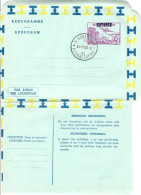 Delcampe - Aérogramme : Surchargé KATANGA Et Oblitération Elisabethville 1 Du 14.11.1960. - Katanga