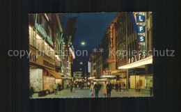 Delcampe - KIEL  CITY Holstenstrasse Am Abend - Kiel