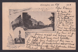 Delcampe - Vintage Postcard 1899 Helsinki Esplanadi Runeberg Statue Finland Helsingfors - Finnland