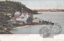 Delcampe - AUSTRALIA - Perth & Swan River From King's Park 1905 - Perth