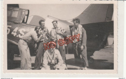 Delcampe - Fixe Carte Photo Années 50 Aéronavale Avion Escadrille 54.S Pilote Radio Très Bon état - Flieger