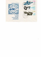 Delcampe - DDR-Erstagsbrief Zu Weltmeisterschaft Biathlon 1967 In Altenberg ( Osterzgeb. ) Mit Sonderstempel - Gebraucht