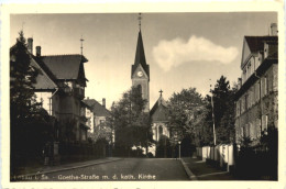 Delcampe - Löbau In Sachsen - Goethe Straße - Löbau