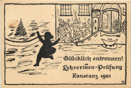 Delcampe - Konstanz - Lehrerinnen Prüfung 1921 - Studentika - Konstanz