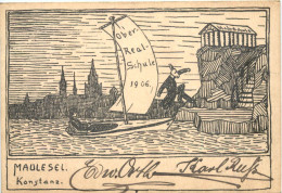 Delcampe - Konstanz - Ober Realschule 1906 - Studentika - Konstanz
