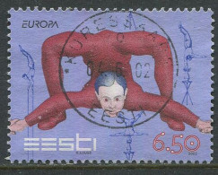 Delcampe - Estonia:Used Stamp EUROPA Cept, Circus, 2002 - 2002