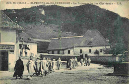 Delcampe - Carte Postale Ancienne - 38 - La Grande Chartreuse - Couvent De La Grande Chartreuse - La Promenade Des Chartreux - Anim - Chartreuse