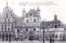 Delcampe - MALINES - MECHELEN - Nouvel Hotel De Ville Et Anciennes Halles - Nieuw Stadhuis En Oude Hallen - Mechelen
