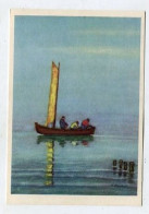 Delcampe - AK 277444 ART/ PAINTING - Alexander Nerroslow - Fischerkahn - Malerei & Gemälde